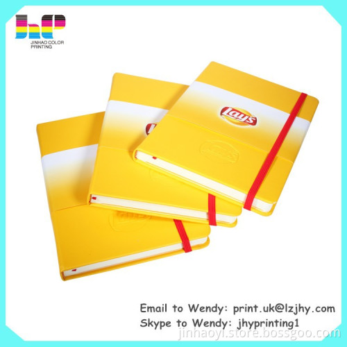 Printing art design recycling custom paper hardcover leather note book